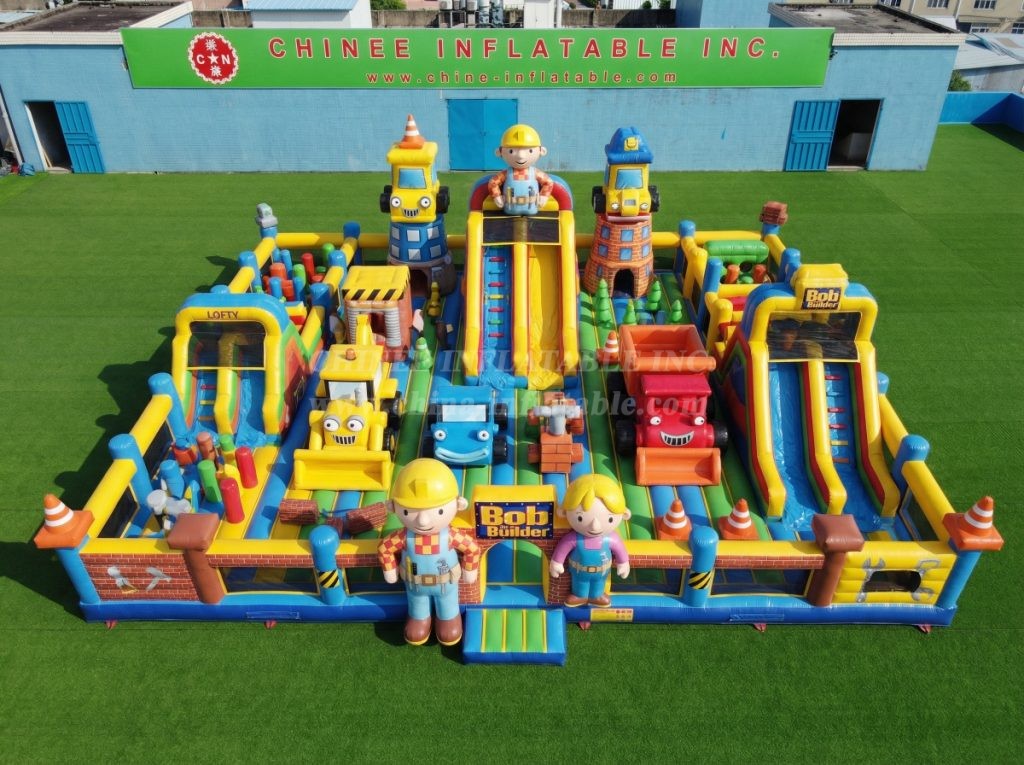 GF3-457 Bob the Builder Theme Inflatable Park