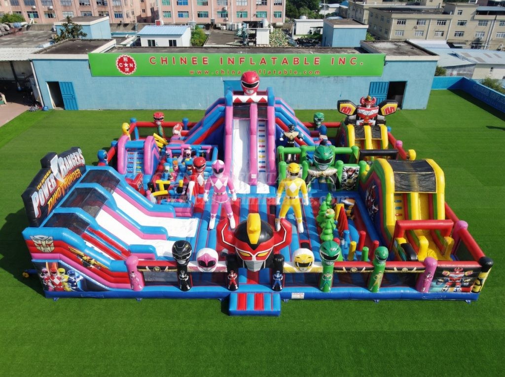 GF3-488 Power Rangers Theme Inflatable Park