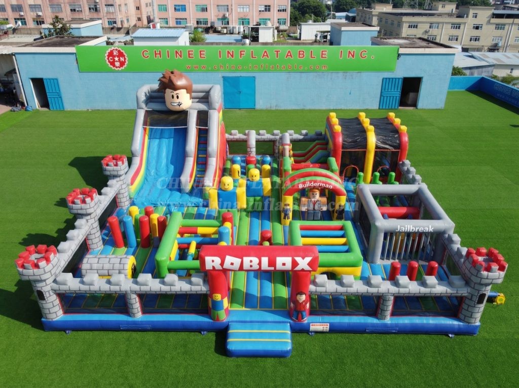GF3-489 Roblox Theme Inflatable Park
