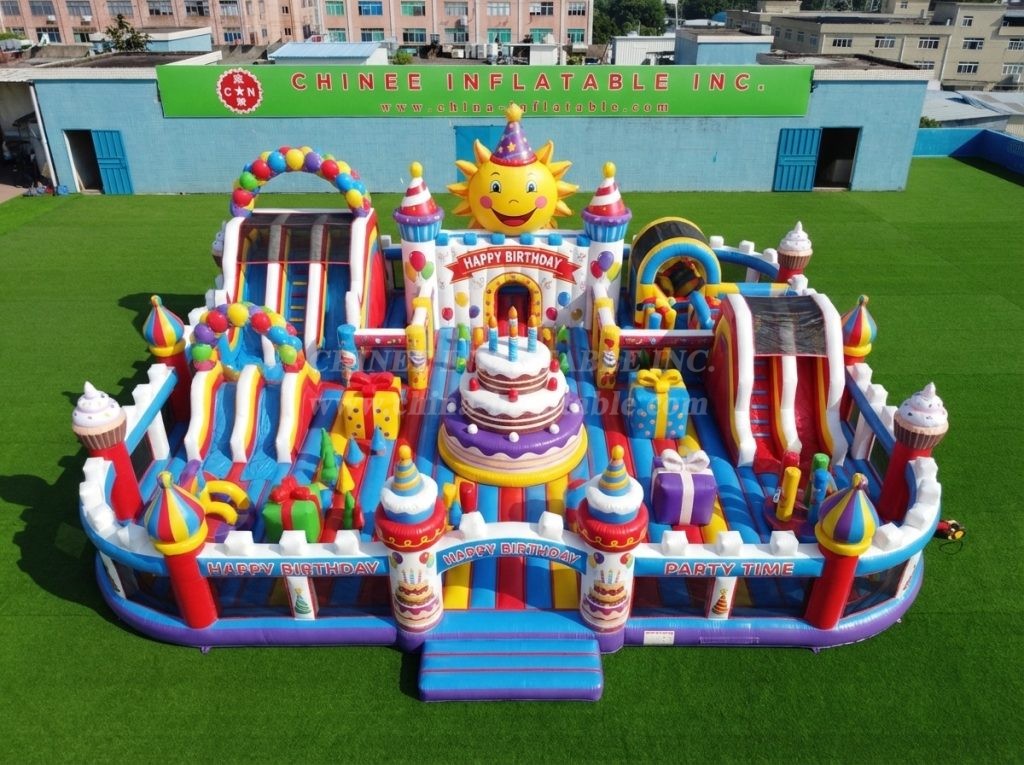 GF3-517 Birthdays Theme Inflatable Park