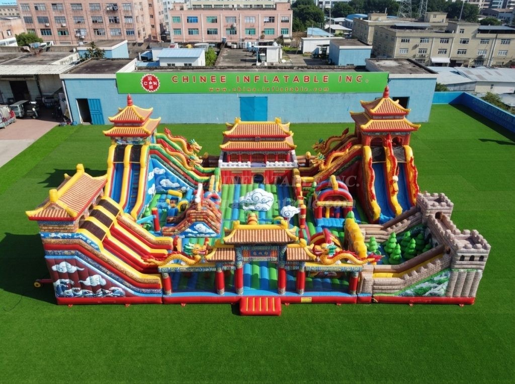 GF3-520 Chinese Style Theme Inflatable Park