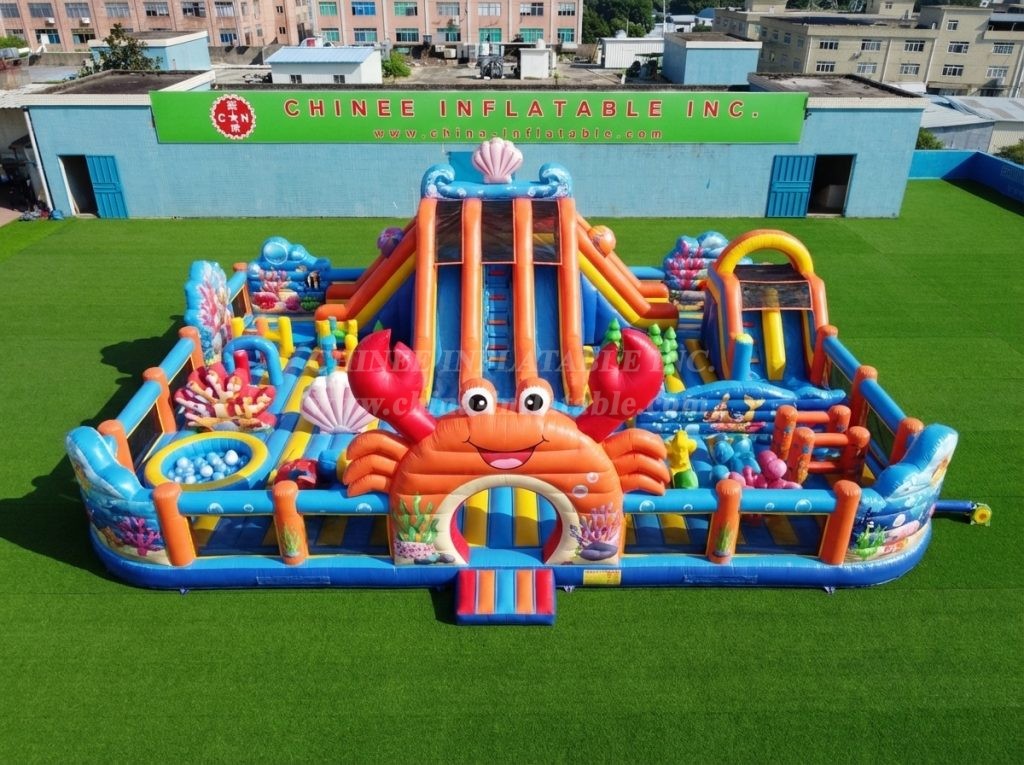 GF3-523 Crab Theme Inflatable Park