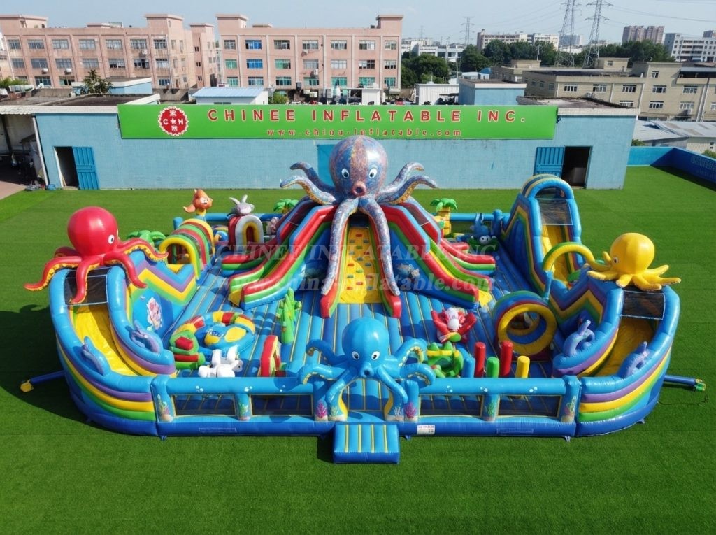 GF3-549 Octopus Theme Inflatable Park