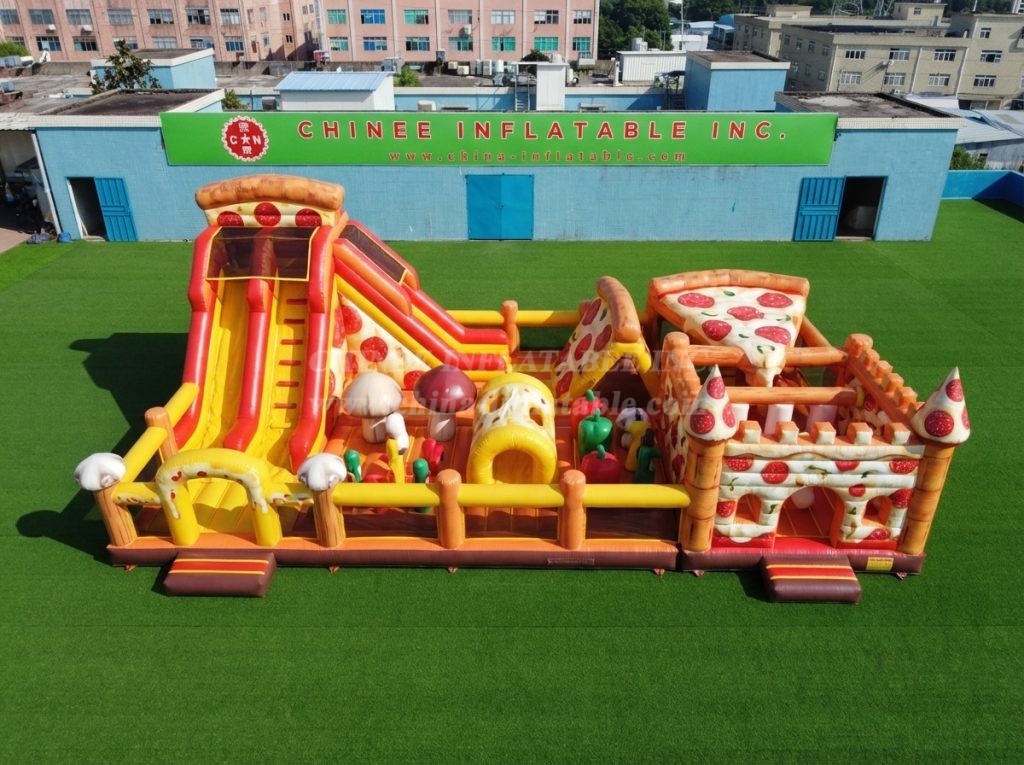 GF3-557 Pizza Theme Inflatable Park