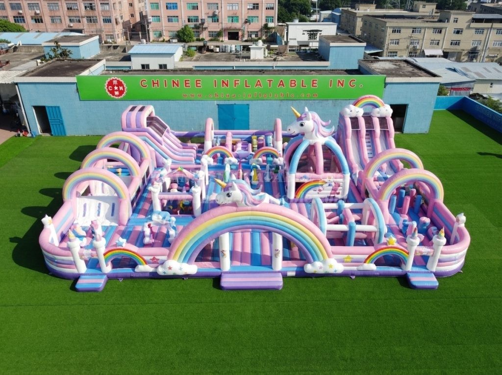 GF3-568 Unicorn Theme Inflatable Park