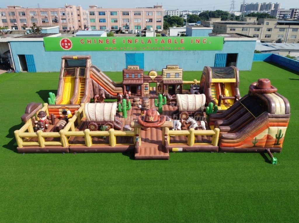GF3-571 Wild West Theme Inflatable Park