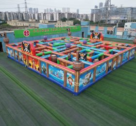 MAZE1-106 One Piece Theme Inflatable Maze
