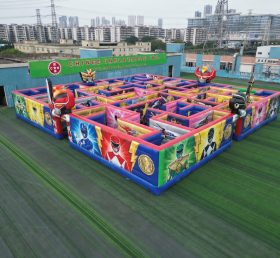 MAZE1-124 Power Rangers Theme Inflatable Maze