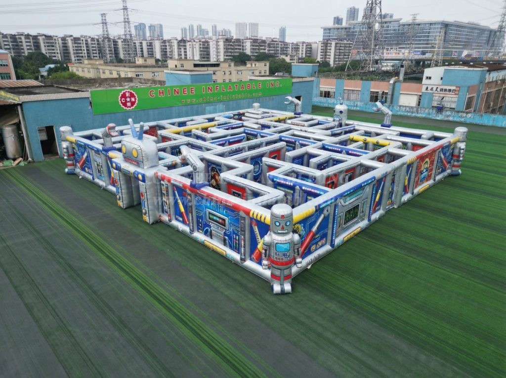 MAZE1-128 Robot Theme Inflatable Maze