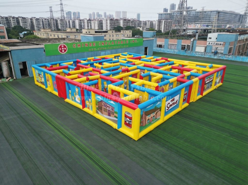 MAZE1-158 The Simpsons Theme Inflatable Maze
