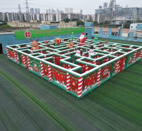 MAZE1-31 Christmas Theme Inflatable Maze