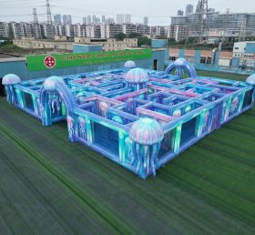 MAZE1-75 Jellyfish Theme Inflatable Maze