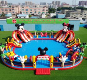 Pool3-759 Mickey & Minnie Theme Pool Water Park