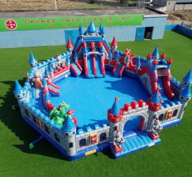 Pool3-796 Castle Kingdom Theme Pool Water Park
