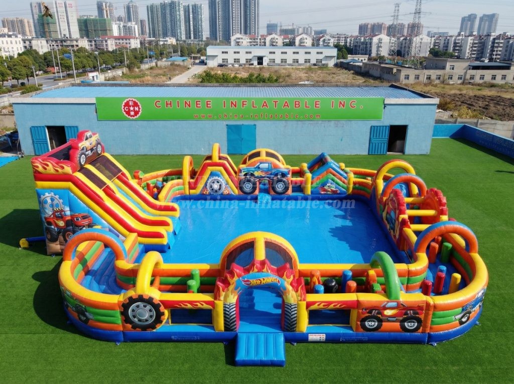 Pool3-814 Monster Trucks Theme Pool Water Park