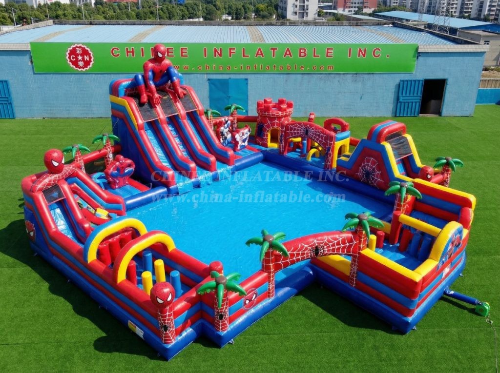 Pool3-826 Spider-Man Theme Pool Water Park