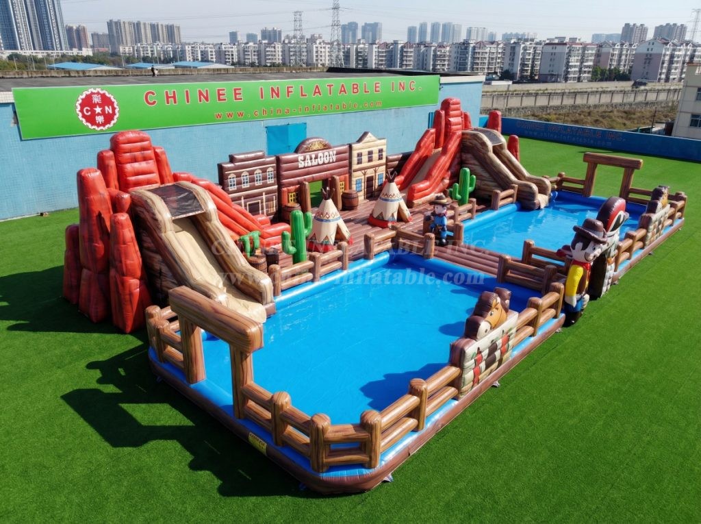 Pool3-838 Wild West Theme Pool Water Park