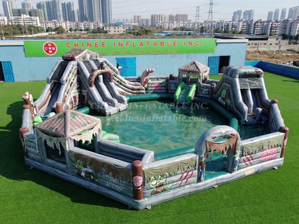 Pool3-839 Zombie Theme Pool Water Park