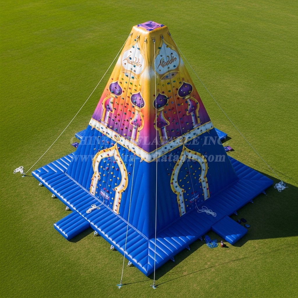 T11-4119 Aladdin Theme Inflatable Climbing Wall