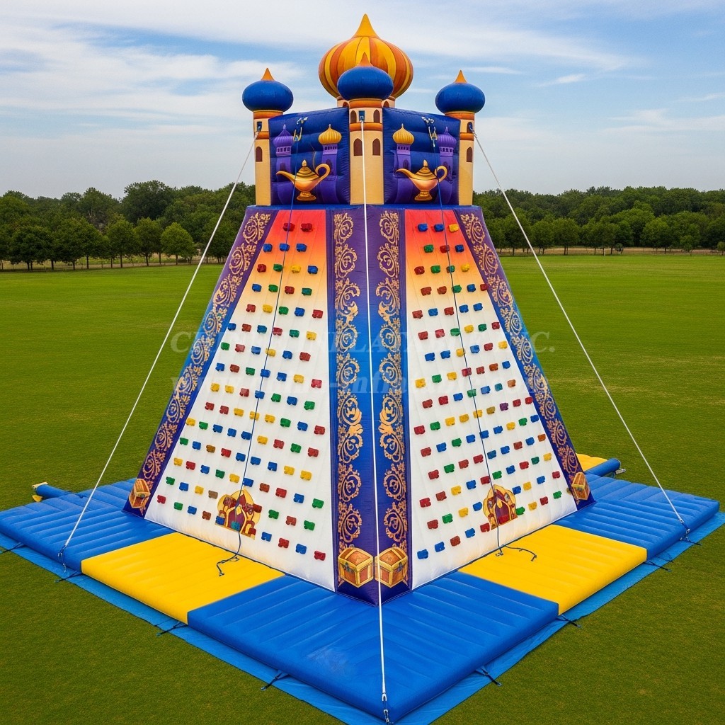 T11-4121 Aladdin Theme Inflatable Climbing Wall