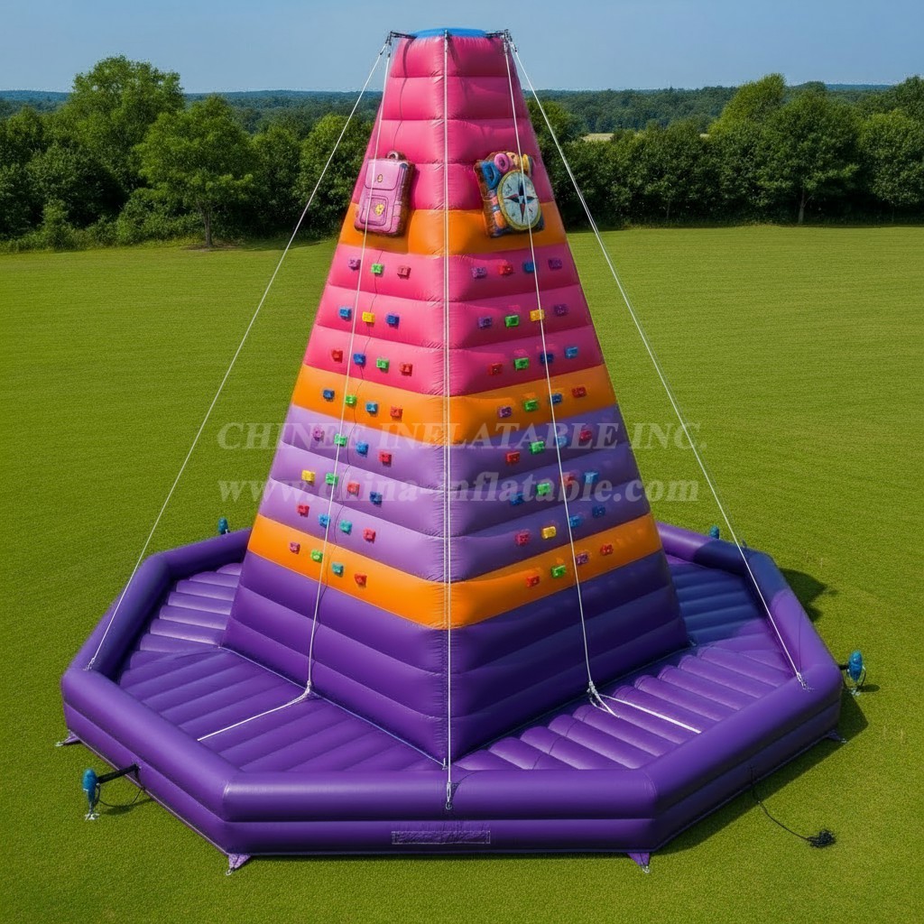 T11-4193 Dora Theme Inflatable Climbing Wall