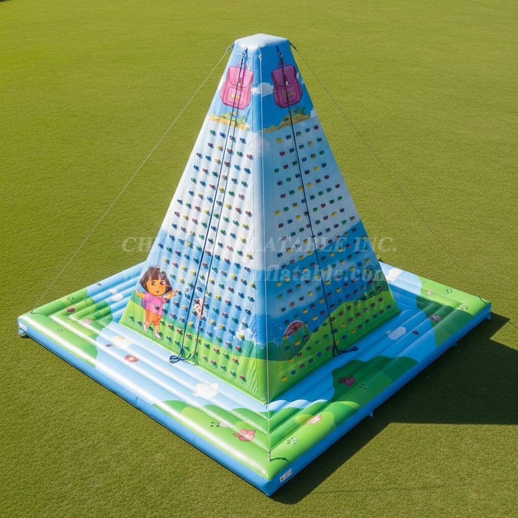 T11-4194 Dora Theme Inflatable Climbing Wall