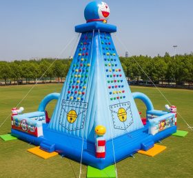 T11-4197 Doraemon Theme Inflatable Climbing Wall