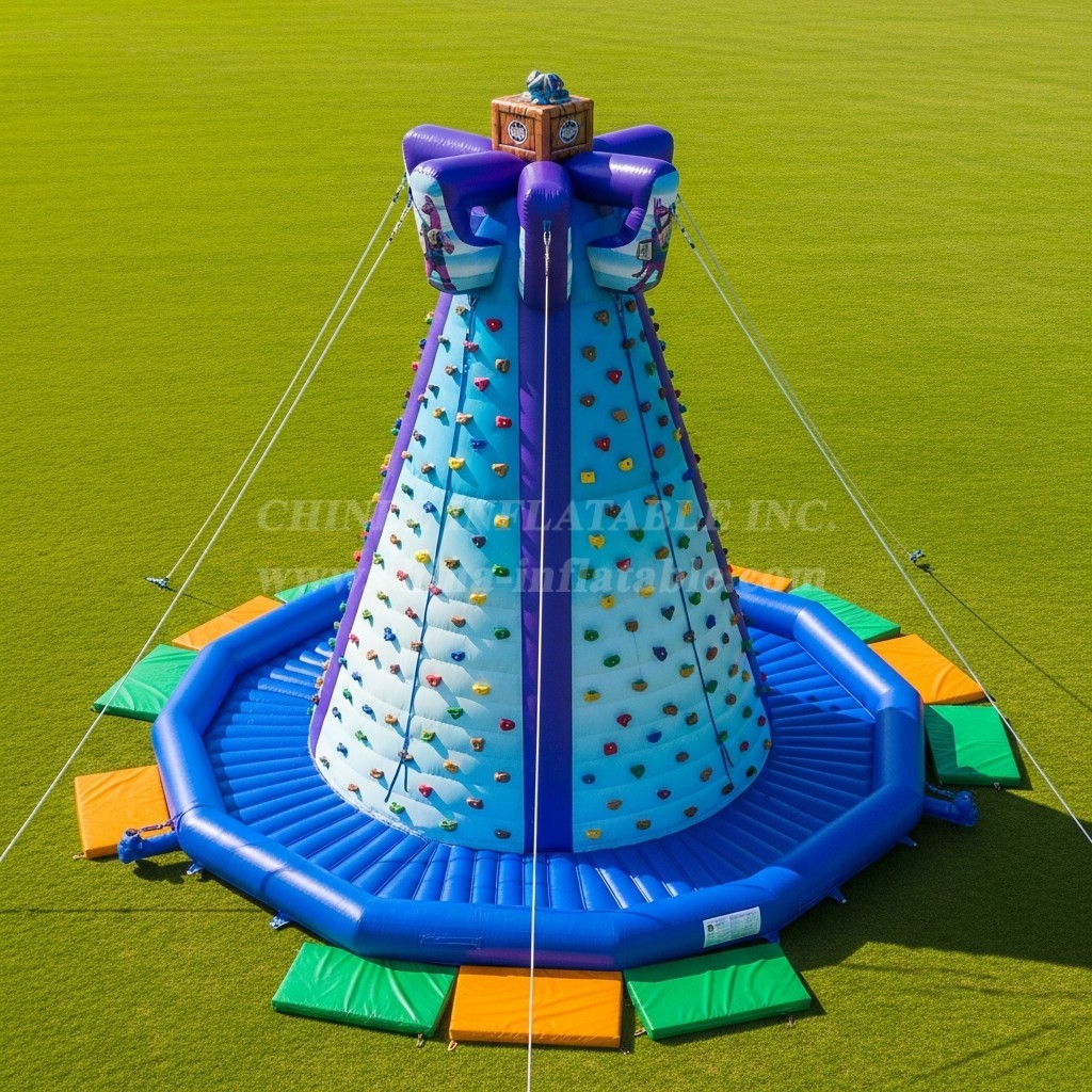 T11-4200 Fortnite Theme Inflatable Climbing Wall