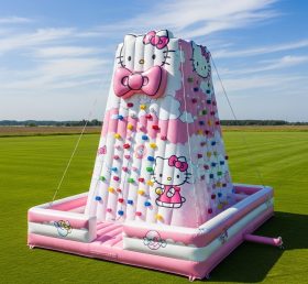 T11-4214 Hello Kitty Theme Inflatable Climbing Wall
