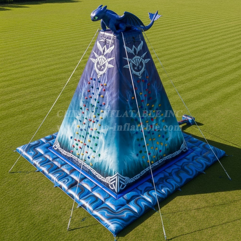 T11-4224 How to Train Your Dragon Theme Inflatable Climbing Wall