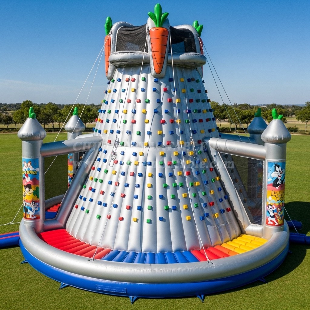 T11-4242 Looney Tunes Theme Inflatable Climbing Wall