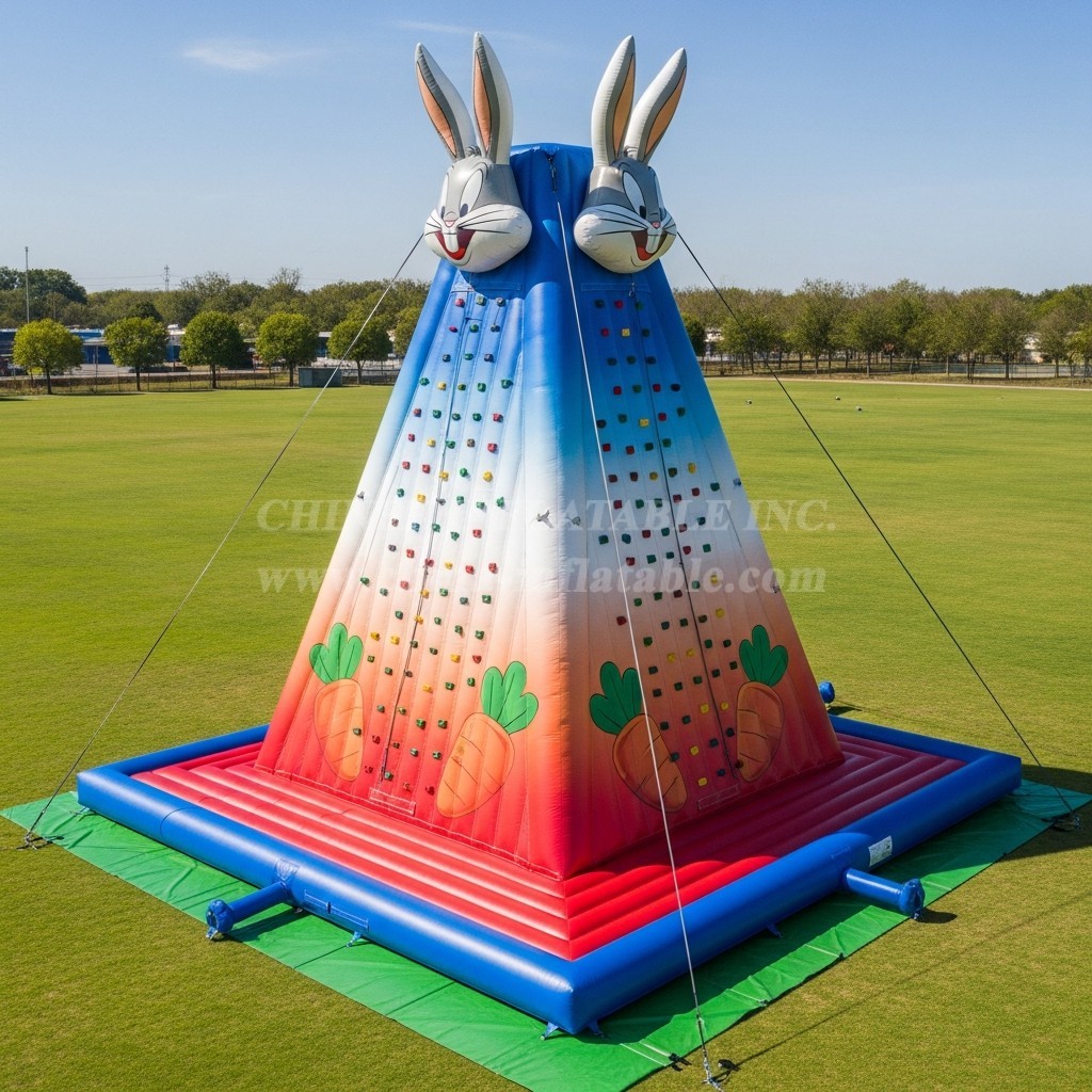 T11-4245 Looney Tunes Theme Inflatable Climbing Wall