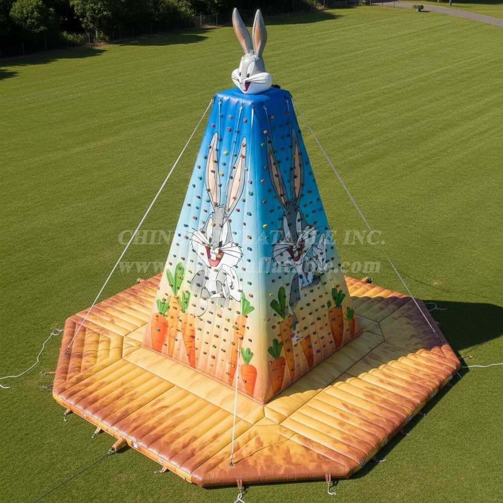 T11-4248 Looney Tunes Theme Inflatable Climbing Wall