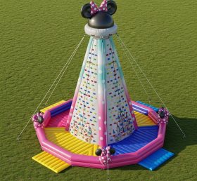 T11-4266 Mickey & Minnie Theme Inflatable Climbing Wall