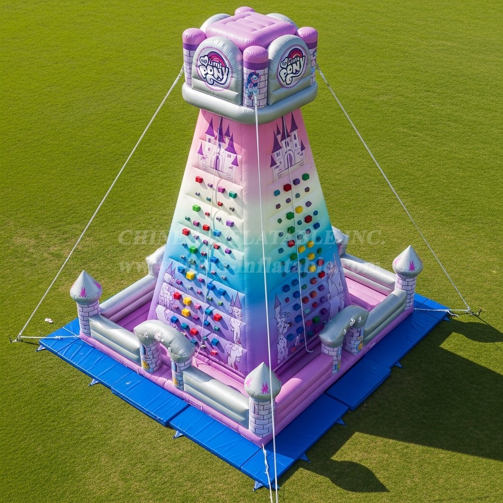 T11-4296 My Little Pony Theme Inflatable Climbing Wall