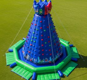 T11-4334 PJ Masks Theme Inflatable Climbing Wall