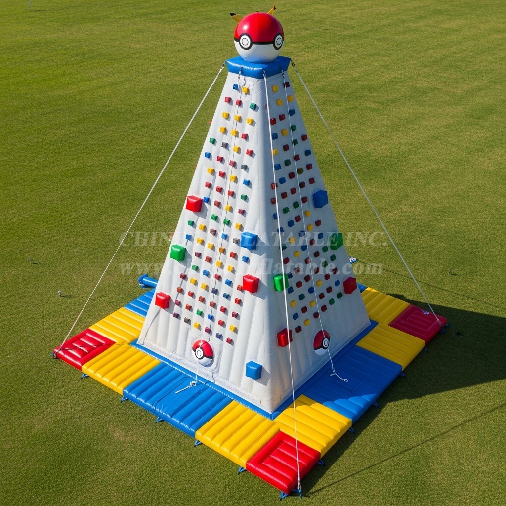 T11-4336 Pokemon Theme Inflatable Climbing Wall