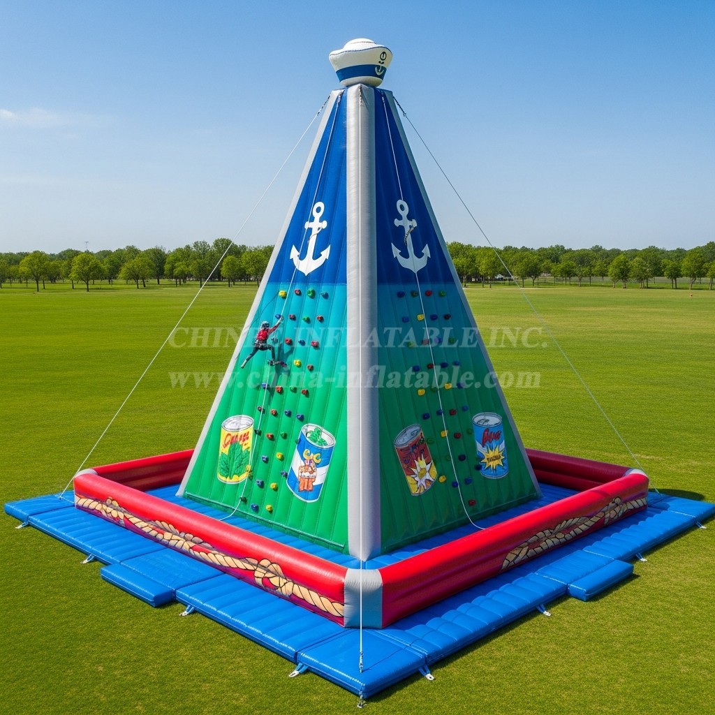 T11-4339 Popeye Theme Inflatable Climbing Wall