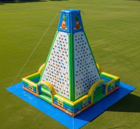 T11-4385 Spongebob Theme Inflatable Climbing Wall