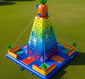 T11-4386 Spongebob Theme Inflatable Climbing Wall