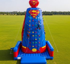 T11-4400 Superman Theme Inflatable Climbing Wall