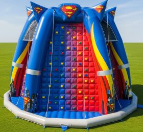 T11-4401 Superman Theme Inflatable Climbing Wall