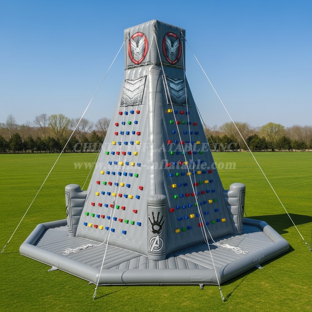T11-4418 The Avengers Theme Inflatable Climbing Wall