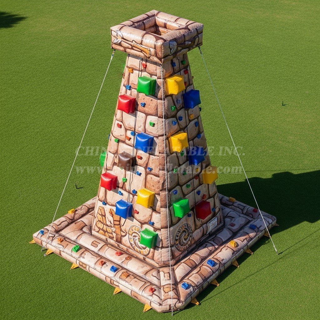 T11-4422 The Flintstones Theme Inflatable Climbing Wall