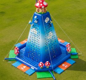 T11-4446 The Smurfs Theme Inflatable Climbing Wall