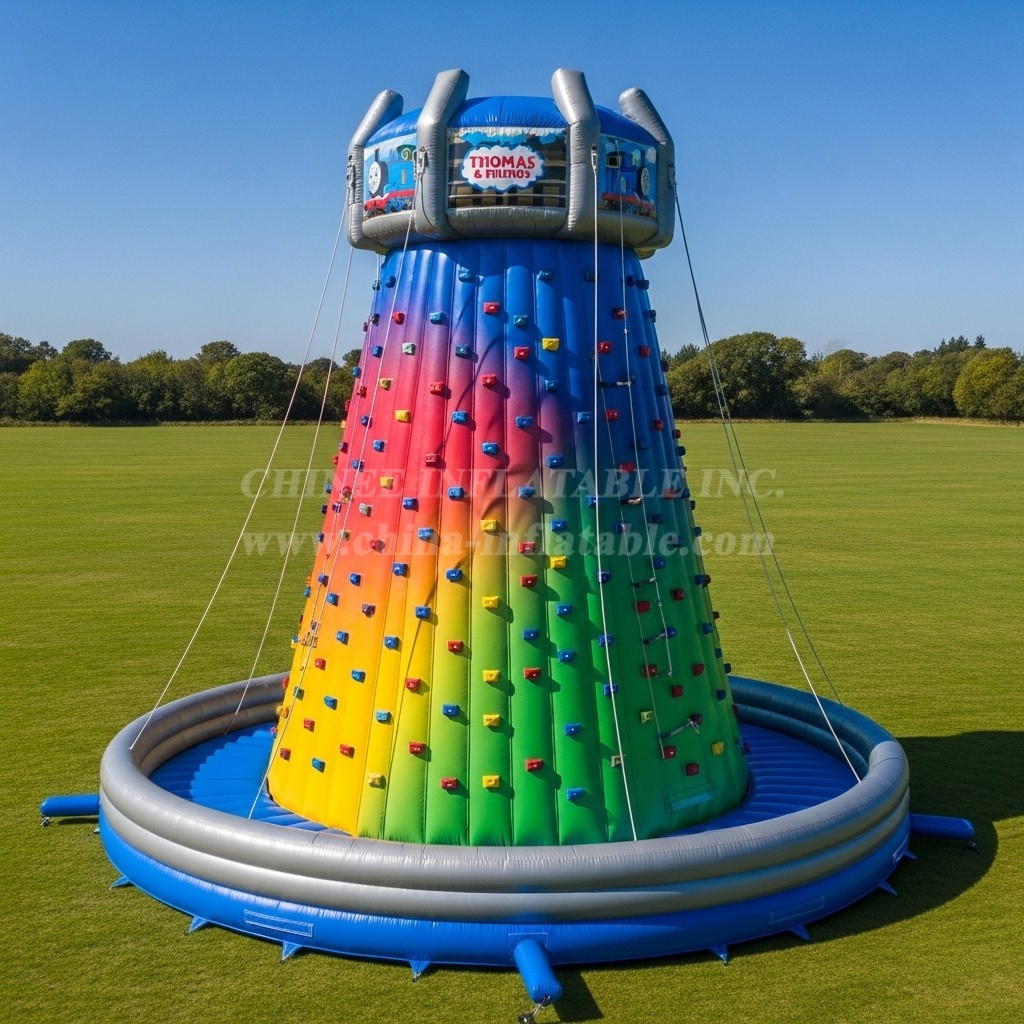 T11-4447 Thomas & Friends Theme Inflatable Climbing Wall