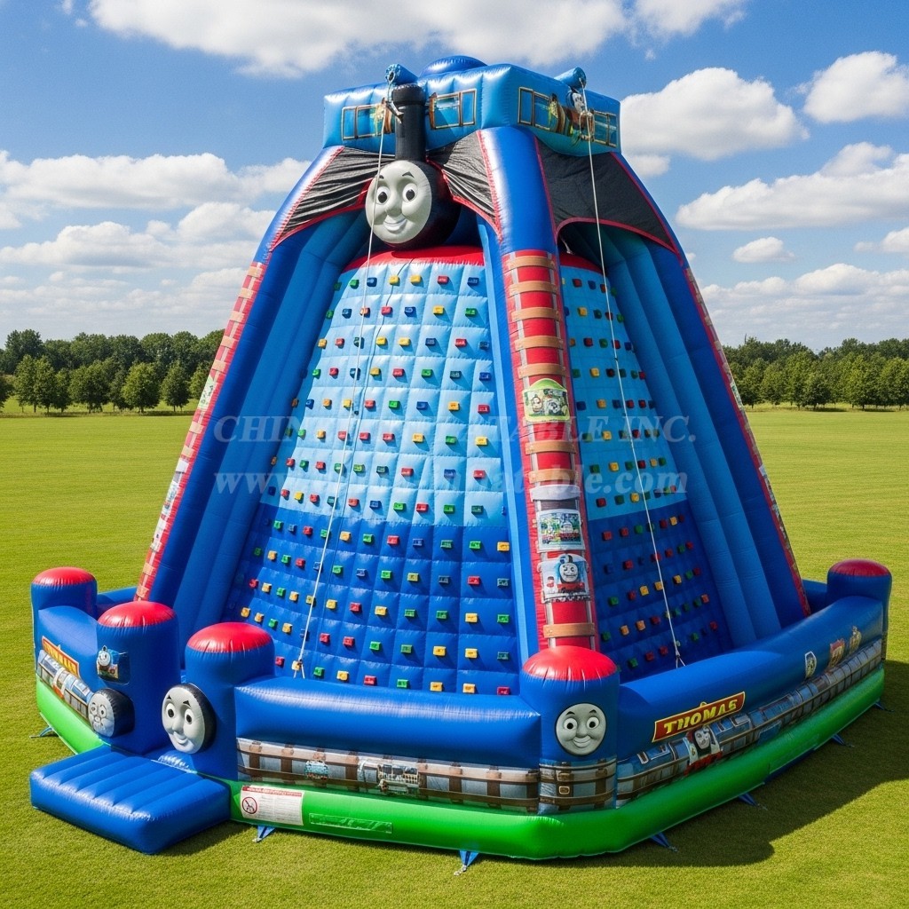 T11-4449 Thomas & Friends Theme Inflatable Climbing Wall