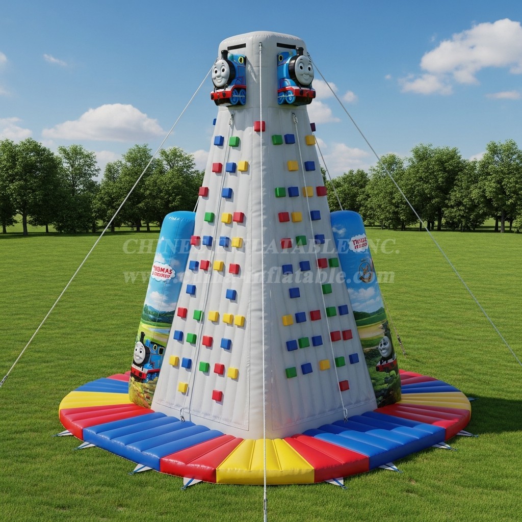 T11-4451 Thomas & Friends Theme Inflatable Climbing Wall