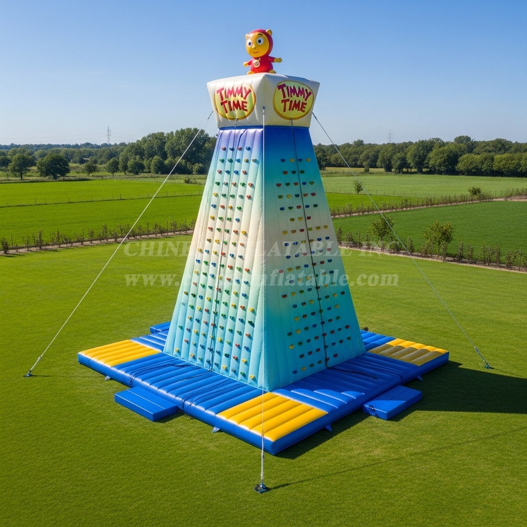 T11-4460 Timmy Time Theme Inflatable Climbing Wall