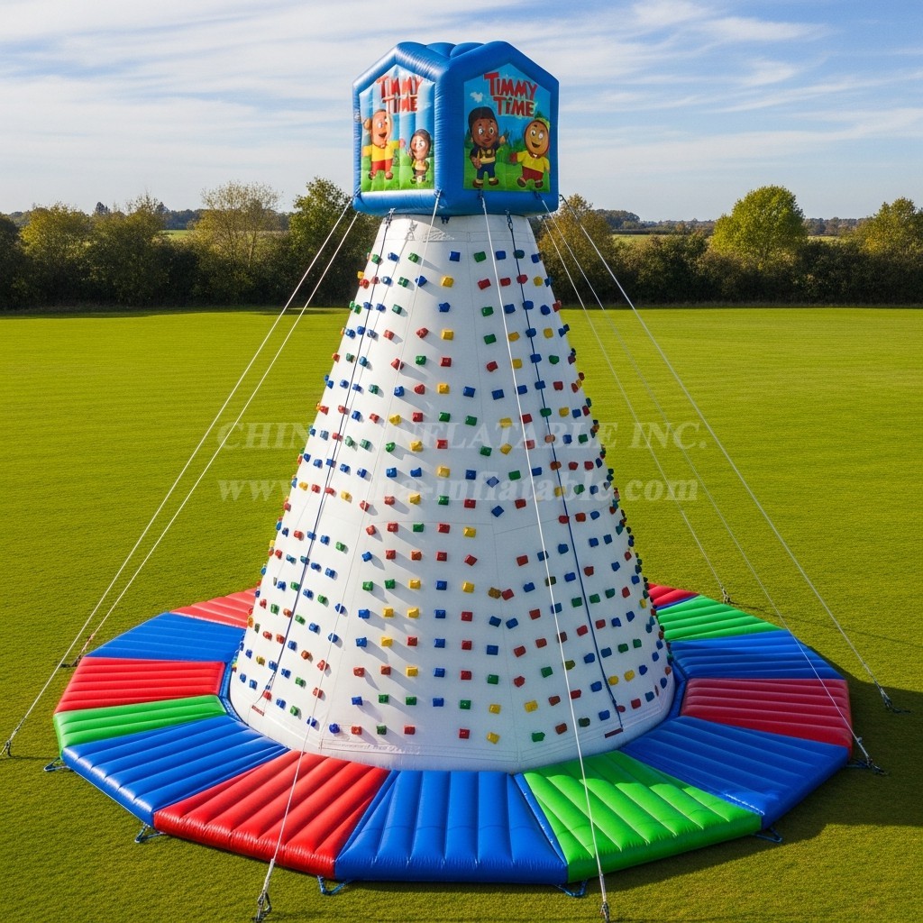 T11-4461 Timmy Time Theme Inflatable Climbing Wall